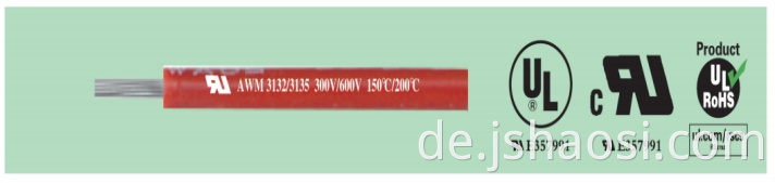 Silicone electrical wire UL3135 24#